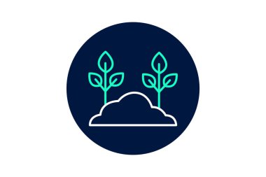 Filiz, vektör, piksel mükemmel, illüstratör dosyası