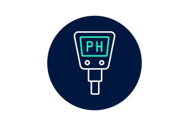 Toprak Ph Testi, vektör, piksel mükemmel, illüstratör dosyası