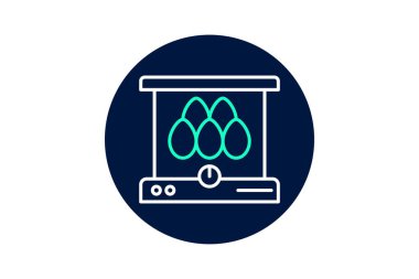 Yumurta kuluçka makinesi, vektör, piksel mükemmel, illüstratör dosyası