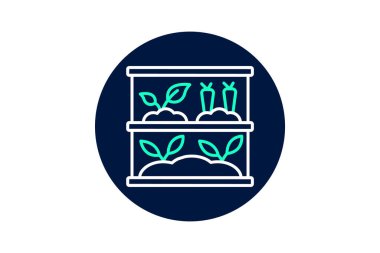 Dikey tarım, vektör, piksel mükemmel, illüstratör dosyası