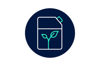 Biyoertilizer, vektör, piksel mükemmel, illüstratör dosyası