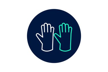 Bahçe Eldiveni, vektör, piksel mükemmel, illüstratör dosyası