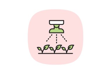 Sulama fıskiyesi, vektör, piksel mükemmel, illüstratör dosyası