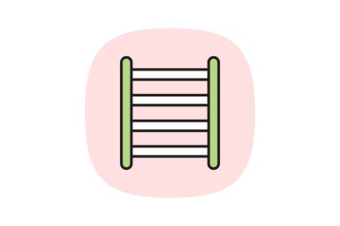 Meyve bahçesi merdiveni, vektör, piksel mükemmel, illüstratör dosyası