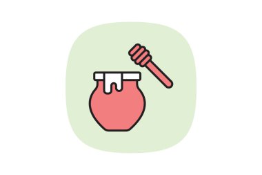 Bal, vektör, piksel mükemmel, çizer dosyası