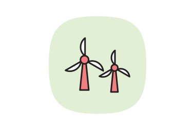 Yel değirmeni, vektör, piksel mükemmel, çizer dosyası