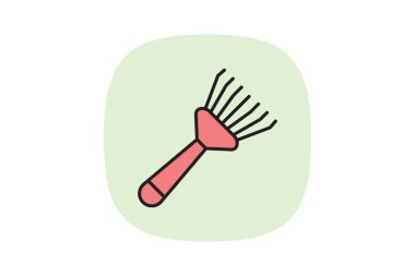 Saman tırmığı, vektör, piksel mükemmel, illüstratör dosyası