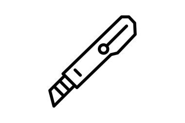 Kağıt Bıçak, vektör, piksel mükemmel, illüstratör dosyası