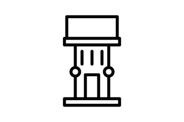 Heykel yayası, vektör, piksel mükemmel, illüstratör dosyası