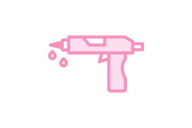 Yapıştırıcı Silahı, vektör, piksel mükemmel, illüstratör dosyası