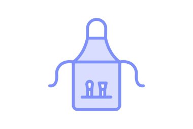 Önlük, vektör, piksel mükemmel, illüstratör dosyası