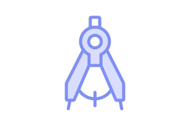 Pusula, vektör, piksel mükemmel, illüstratör dosyası çiziliyor