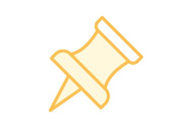 Pin, vektör, piksel mükemmel, illüstratör dosyasına bas