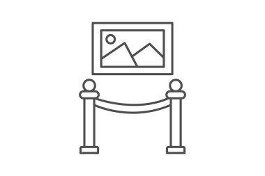 Sanat Sergisi, vektör, piksel mükemmel, illüstratör dosyası