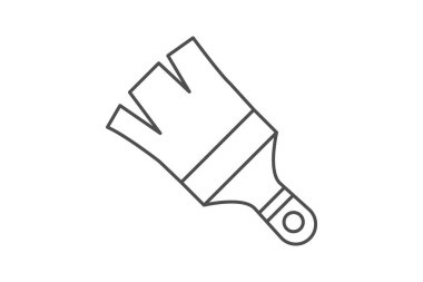 Boya fırçası, vektör, piksel mükemmel, illüstratör dosyası