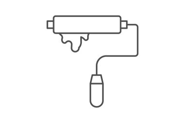 Boya silindiri, vektör, piksel mükemmel, illüstratör dosyası