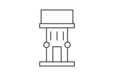 Heykel yayası, vektör, piksel mükemmel, illüstratör dosyası