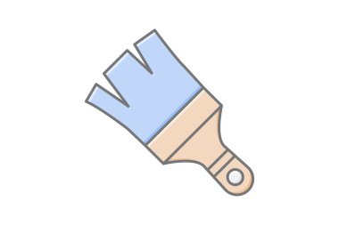 Boya fırçası, vektör, piksel mükemmel, illüstratör dosyası