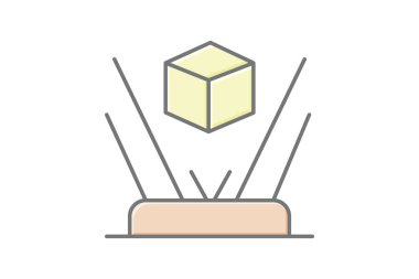 Holografik Sanatlar, vektör, piksel mükemmel, illüstratör dosyası