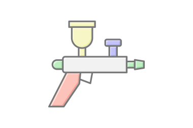 Hava fırçası, vektör, piksel mükemmel, illüstratör dosyası