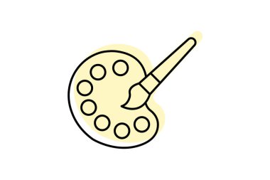 Akrilik Palet, vektör, piksel mükemmel, illüstratör dosyası