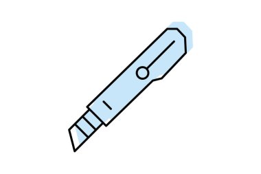 Kağıt Bıçak, vektör, piksel mükemmel, illüstratör dosyası