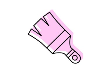 Boya fırçası, vektör, piksel mükemmel, illüstratör dosyası