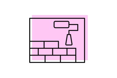 Fresco duvar boyama, vektör, piksel mükemmel, illüstratör dosyası