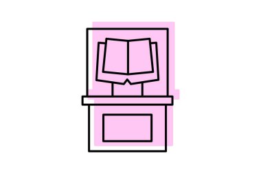 Eski Kitap, vektör, piksel mükemmel, illüstratör dosyası