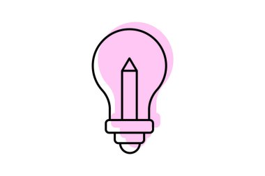 Fikir, vektör, piksel çizimi mükemmel, illüstratör dosyası