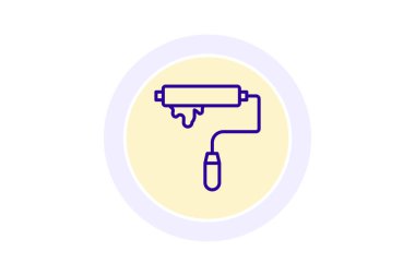 Boya silindiri, vektör, piksel mükemmel, illüstratör dosyası