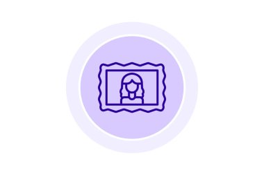 Portre Çerçeve, vektör, piksel mükemmel, illüstratör dosyası