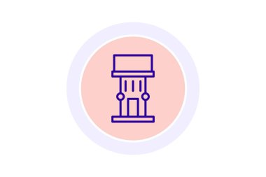 Heykel yayası, vektör, piksel mükemmel, illüstratör dosyası