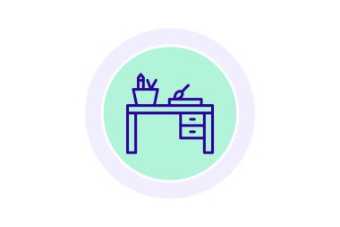 Tablo, vektör, piksel mükemmel, illüstratör dosyası