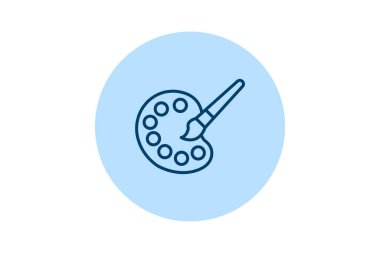 Akrilik Palet, vektör, piksel mükemmel, illüstratör dosyası