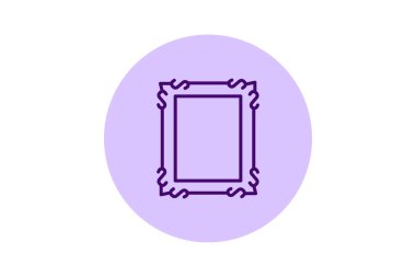 Barok Çerçeve, vektör, piksel mükemmel, illüstratör dosyası