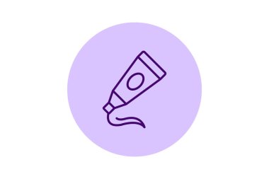 Boya tüpü, vektör, piksel mükemmel, illüstratör dosyası