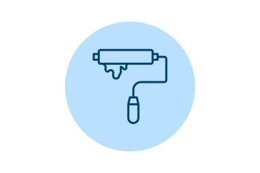 Boya silindiri, vektör, piksel mükemmel, illüstratör dosyası