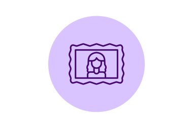 Portre Çerçeve, vektör, piksel mükemmel, illüstratör dosyası