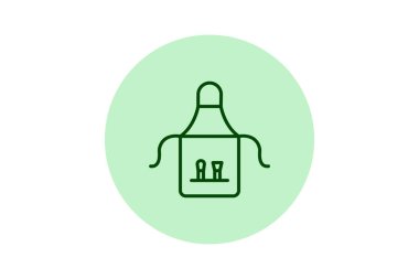 Önlük, vektör, piksel mükemmel, illüstratör dosyası