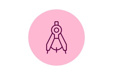 Pusula, vektör, piksel mükemmel, illüstratör dosyası çiziliyor