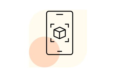 Artırılmış Gerçeklik Sanatı, vektör, piksel mükemmel, illüstratör dosyası