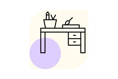 Tablo, vektör, piksel mükemmel, illüstratör dosyası