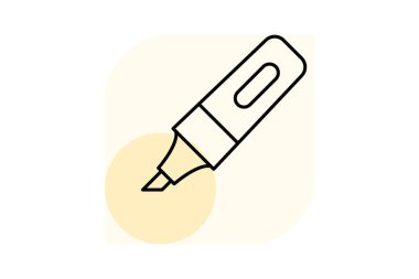 İşaretleyici, vektör, piksel mükemmel, illüstratör dosyası