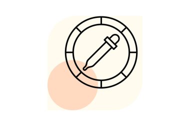 Renk Seçici, vektör, piksel mükemmel, illüstratör dosyası