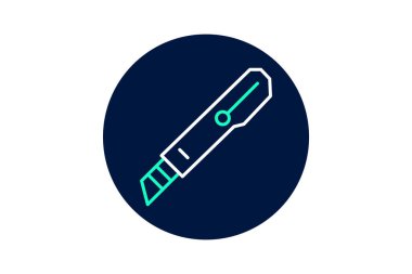 Kağıt Bıçak, vektör, piksel mükemmel, illüstratör dosyası