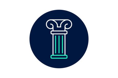 Yunan Sütunları, vektör, piksel mükemmel, illüstratör dosyası