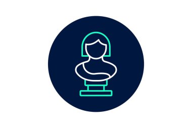 Mermer Büküm, vektör, piksel mükemmel, illüstratör dosyası