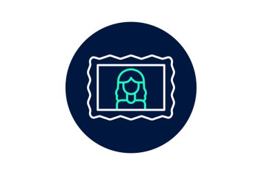 Portre Çerçeve, vektör, piksel mükemmel, illüstratör dosyası