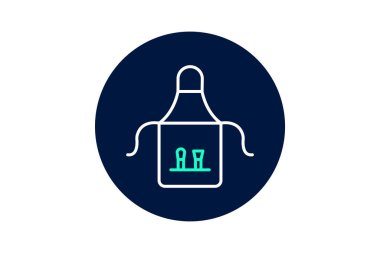 Önlük, vektör, piksel mükemmel, illüstratör dosyası